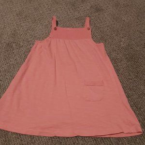 Cotton dress with front pocket